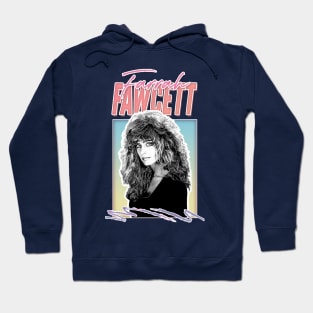 Farrah Fawcett //  Retro Fan Art Design Hoodie